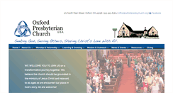 Desktop Screenshot of oxfordpresbychurch.org