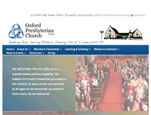 Tablet Screenshot of oxfordpresbychurch.org